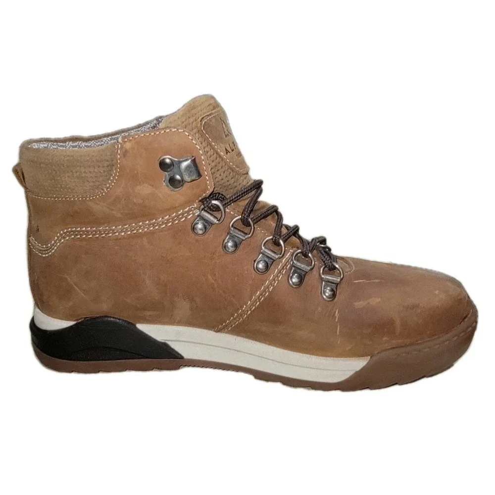 Cougar Swerve Women's 9 Hiking Boots Brown Leather Waterproof Winter Snow Alpine